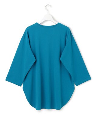 23区 L 【SLOW/一部店舗限定】MVSコットン チュニック シンプルTEE ダルブルー系