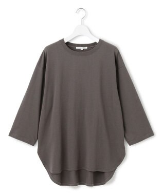 23区 L 【SLOW/一部店舗限定】MVSコットン チュニック シンプルTEE グレー系