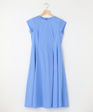 組曲 コットンローン フレアワンピース ブルー系