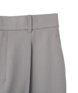 Green Parks きれシルストレートワイドパンツ Gray