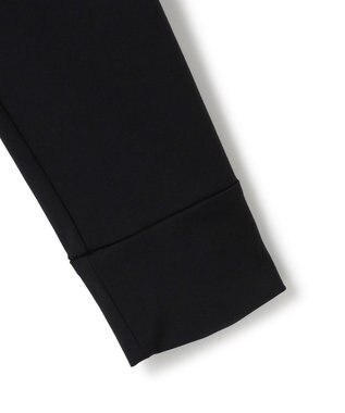 ICB L 【洗える】コンパクトモクロディ バンドカラーカットソー ブラック系