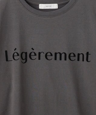 ANY L アソートロゴ長袖Ｔシャツ チャコール