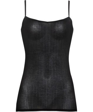 WACOAL インナー 薄くて軽い 綿混リブ素材 抗菌防臭 吸汗速乾性 通気性 夏 キャミソール レディース CLA192 /ワコール ブラック