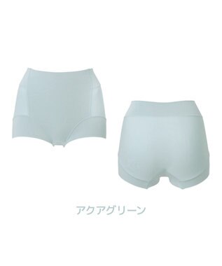 BRADELIS New York 【モアナモリーズ】　森みなのオーガニックコットン混エアリーショーツ26 アクアグリーン