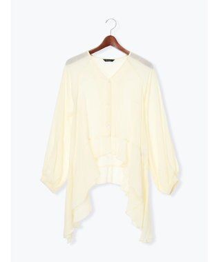 Te chichi イレギュラーヘムチュニックブラウス オフホワイト