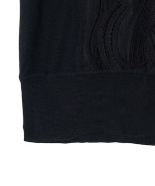 JOSEPH レース&ニット　ショートスリーブニット Black