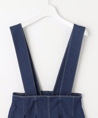 Feroux 【2WAY】ハイウエストデニム パンツ ネイビー系