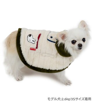 PET PARADISE リサとガスパール マリン ポンチョ 小型犬 ホワイト