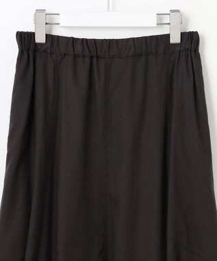 23区 【SLOW/一部店舗限定】テンセルコットンジョーゼット フレア スカート グレー系