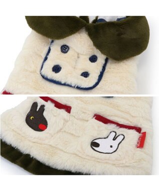 PET PARADISE リサとガスパール マリン ポンチョ 小型犬 ホワイト