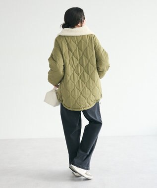 CRAFT STANDARD BOUTIQUE 裏起毛デニムワイドパンツ Black