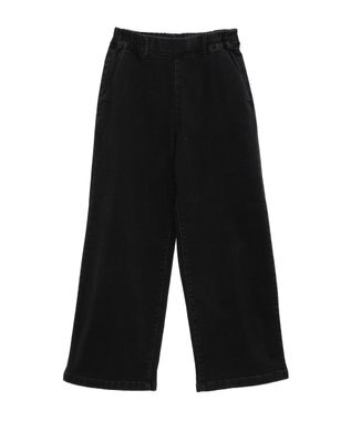 CRAFT STANDARD BOUTIQUE 裏起毛デニムワイドパンツ Black