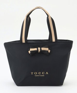 TOCCA 【WEB限定】BICOLOR RIBBON COOLERBAG クーラーバッグ ブラック系