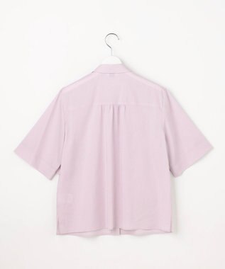 J.PRESS LADIES L 【WEB限定カラーあり・一枚で着映え】ラミーポプリン ティアード シャツ 【WEB限定】ラベンダー系