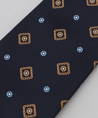 GOTAIRIKU 【日本製】西陣ネクタイ_小紋柄 ネイビー系4