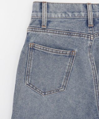 WEGO ダメージフレアデニムパンツ デニム中濃加工色