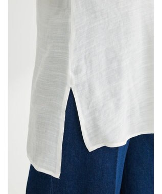 Green Parks ジャガードシアーシャツ Off White