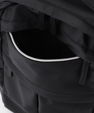 LA BAGAGERIE 【maison vert】 【多収納】タックポケットリュック ブラック