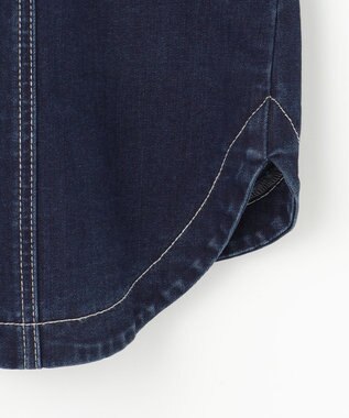 ANY SIS 【洗える】ストレッチライトデニム ジャケット インディゴ