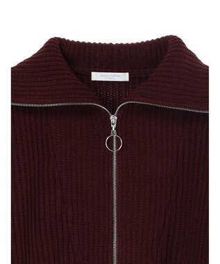 Green Parks Ｚｉｐ付きアゼニットチュニック Brown