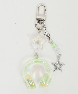 WEGO オーロラクリアヘッドホンキーホルダー