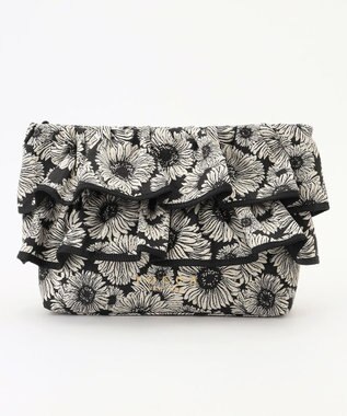 TOCCA 【美人百花掲載】【新色登場】FRILL POCHETTE ポシェット ブラック系1
