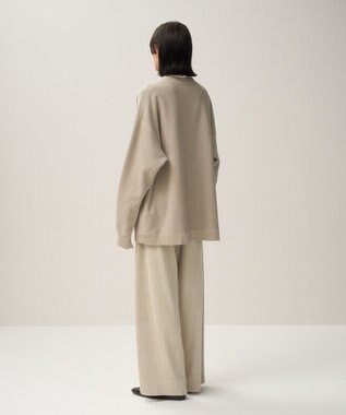 ATON 5W COTTON CORDUROY | タックワイドパンツ WARM WHITE