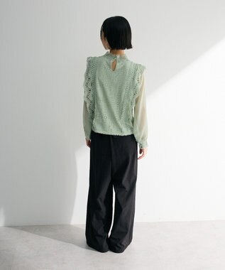 Green Parks ・ＳＵＧＡＲ　ＳＰＯＯＮ　カーブタックパンツ Black