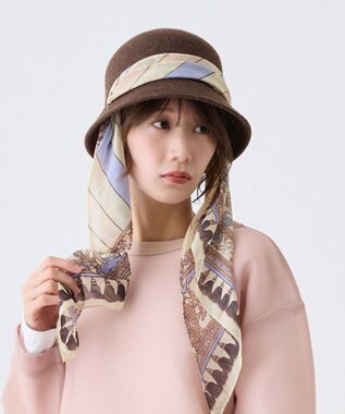 ATRENA rinon dot ルーチェクローシュハット ブラウン