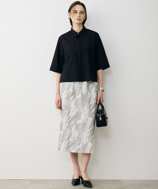 ICB L 【先行予約】ドライクールトロ 5分袖シャツ ブラック