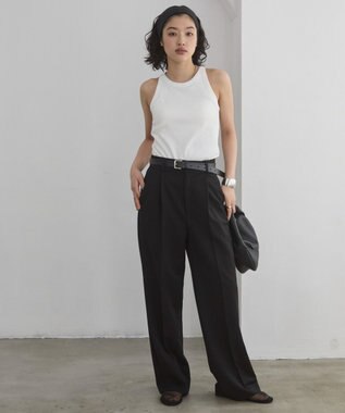 WEGO 【ANGIE VINTAGE/SMLサイズ展開】カップ付きアメスリタンク ホワイト