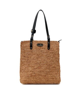 IBIZA ラフィア　セミショルダーバッグ