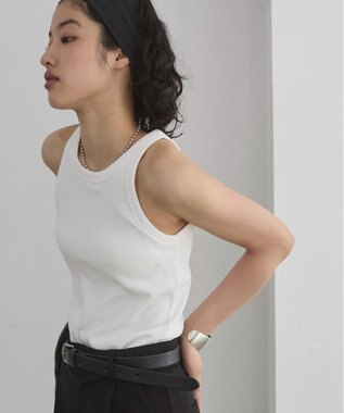 WEGO 【ANGIE VINTAGE/SMLサイズ展開】カップ付きアメスリタンク ホワイト