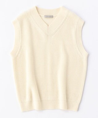 UNFILO MENS 【男女兼用】バルキー ニットベスト オフ