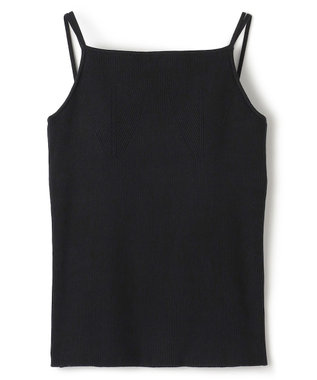 uncrave リブニット カップ付きキャミソール