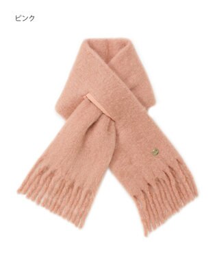 MOONBAT PAUL&JOE ACCESSOIRES(ポール&ジョー) ボリュームマフラー 無地 ピンク