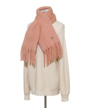 MOONBAT PAUL&JOE ACCESSOIRES(ポール&ジョー) ボリュームマフラー 無地 ピンク