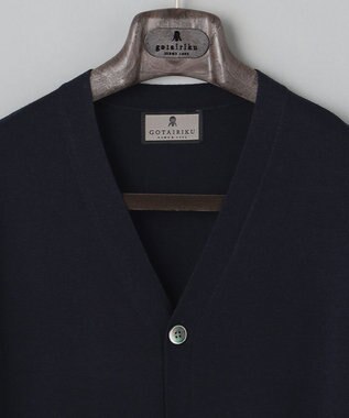 GOTAIRIKU ハイゲージ＿カーディガン ネイビー系