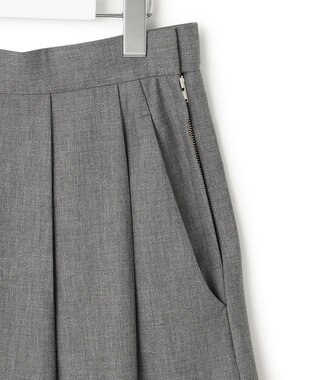 23区 【23区 | 5525gallery】ウールストレッチ フレア スカート グレー系