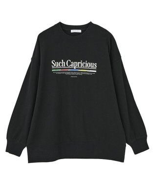 AMERICAN HOLIC 90sカラーロゴ裏毛プルオーバー Black