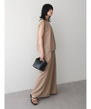 Green Parks ・ＥＬＥＮＣＡＲＥ　ＤＵＥ　リネンライクレースブラウス Mocha