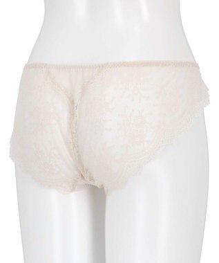 une nana cool Steppe Flower 総レースショーツ ライトベージュ