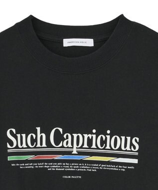 AMERICAN HOLIC 90sカラーロゴ裏毛プルオーバー Black