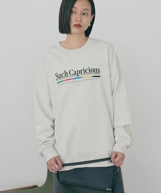 AMERICAN HOLIC 90sカラーロゴ裏毛プルオーバー Gray Mixture