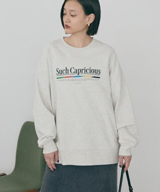 AMERICAN HOLIC 90sカラーロゴ裏毛プルオーバー Gray Mixture