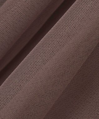 ANY 【ウエストゴム】チュールフレアースカート モカ