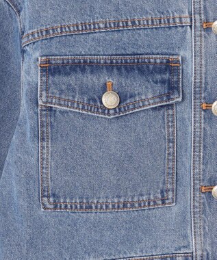 GRACE CONTINENTAL メタル釦デニムジャケット インディゴ