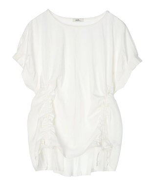 earth music&ecology ドロストギャザードッキングＴシャツ