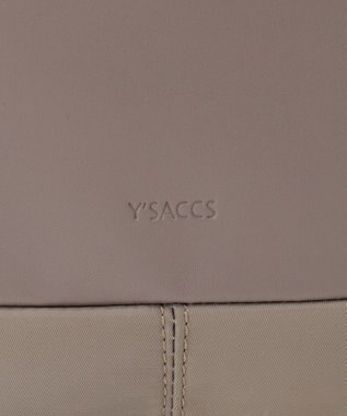 Y'SACCS 【ムック本掲載】ブロックモチーフリュックサック グレージュ