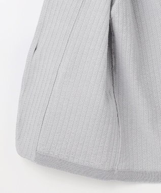 JOSEPH ABBOUD 【キングサイズ・洗える】JOE COTTON使用 ニットジャケット ライトグレー系